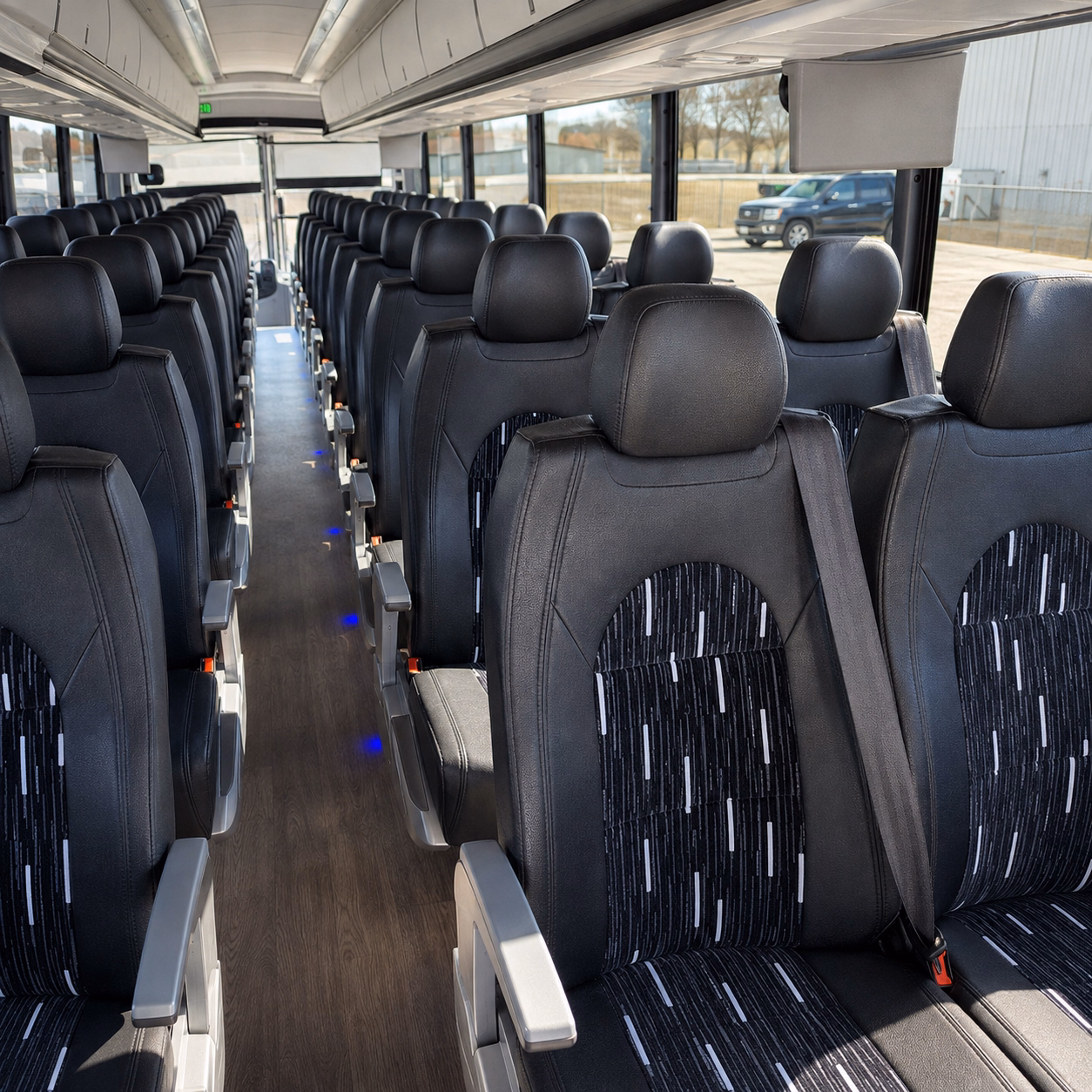 pensacola charter bus interior gallery