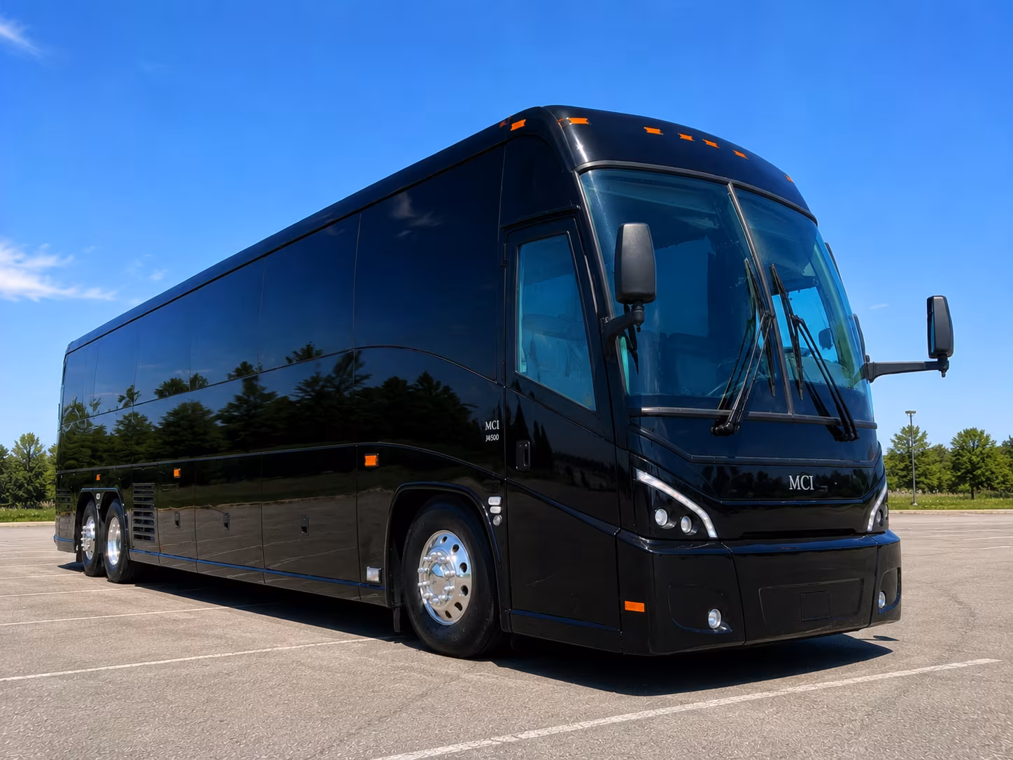 pensacola charter bus rental exterior