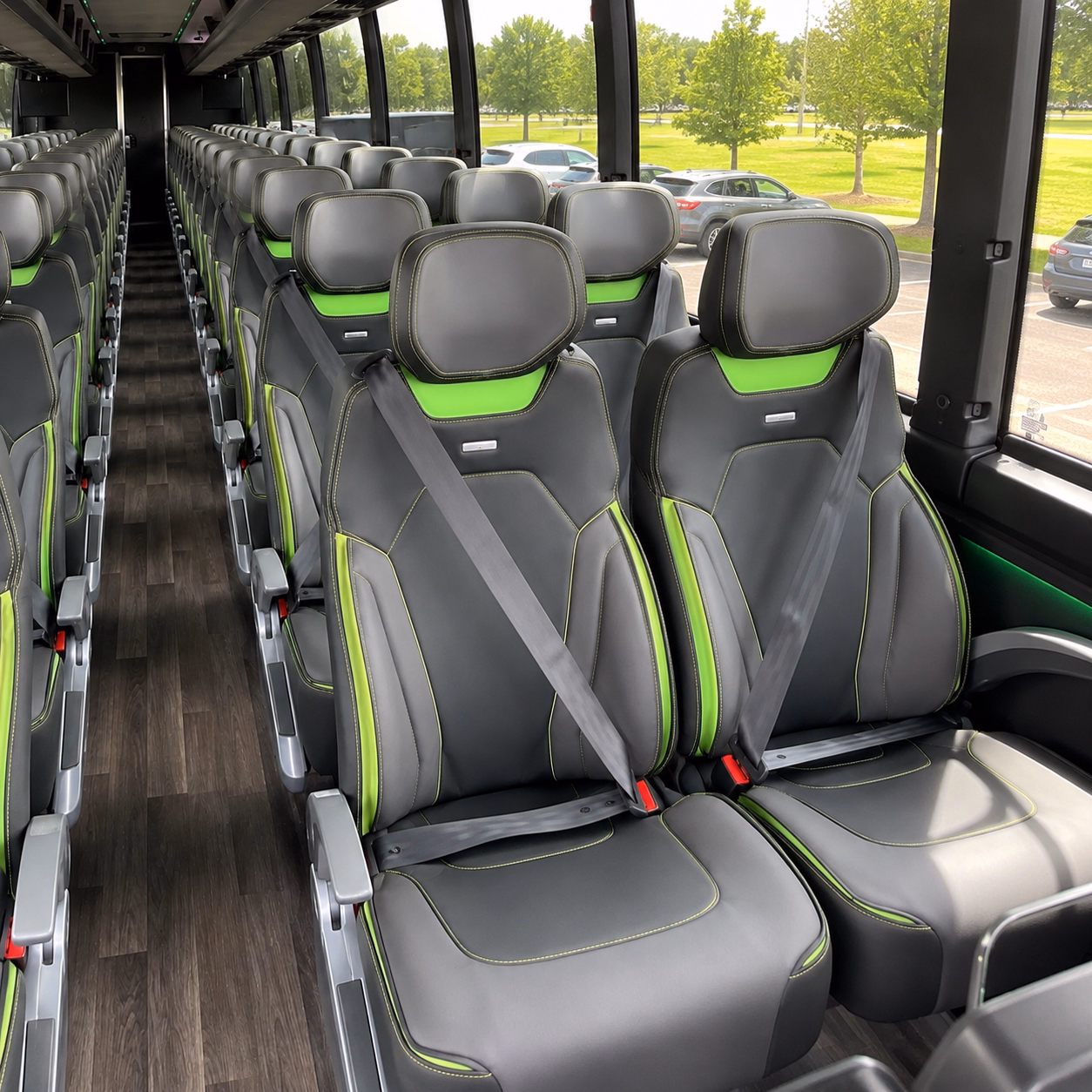 pensacola charter bus rental inside