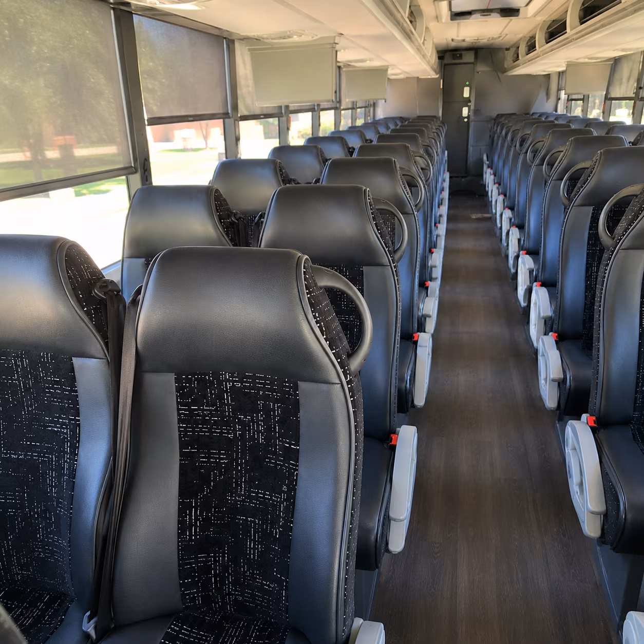 pensacola charter bus rental interior
