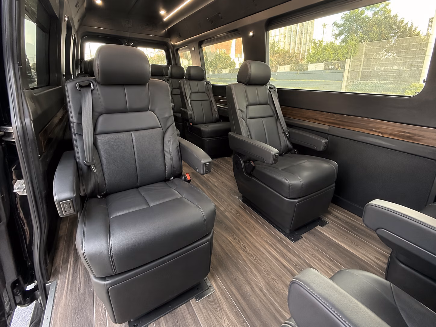 pensacola wedding transportation onboard seating